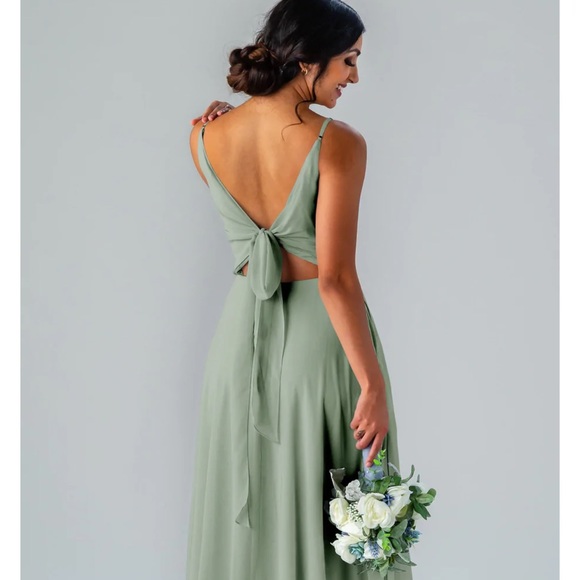 Kennedy Blue Forrest Green dress - Picture 2 of 4